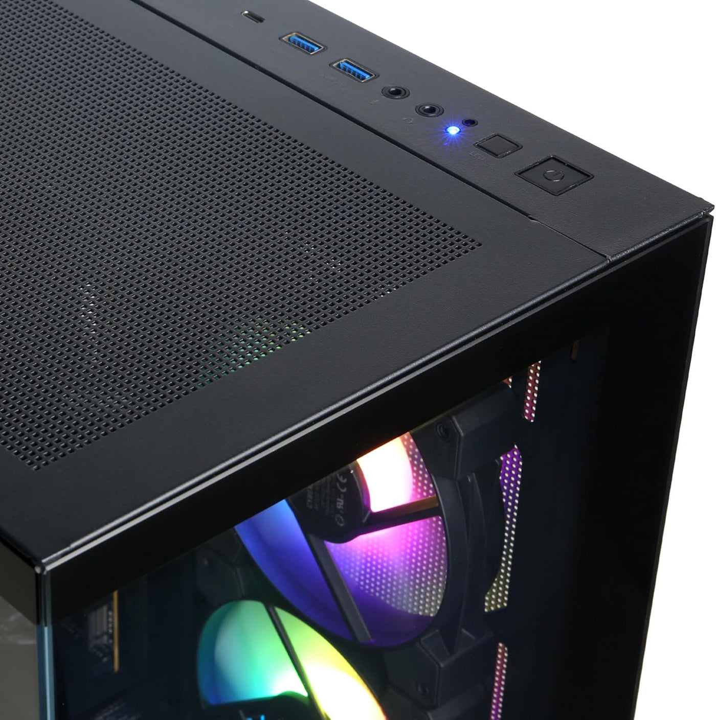 CyberPowerPC Gamer Master Gaming PC, AMD Ryzen 5 5500 3.6GHz, Radeon RX 6400 4GB, 16GB DDR4, 500GB PCIe Gen4 SSD, WiFi Ready & Windows 11 Home (GMA3100A)